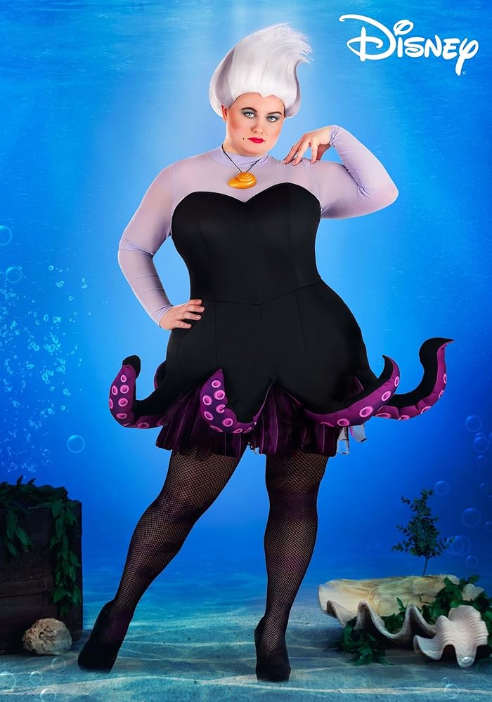 Disney Ursula Costume 2Set dハロ　仮装 Amazon.com: Spirit Halloween Kids Disney Villains Ursula